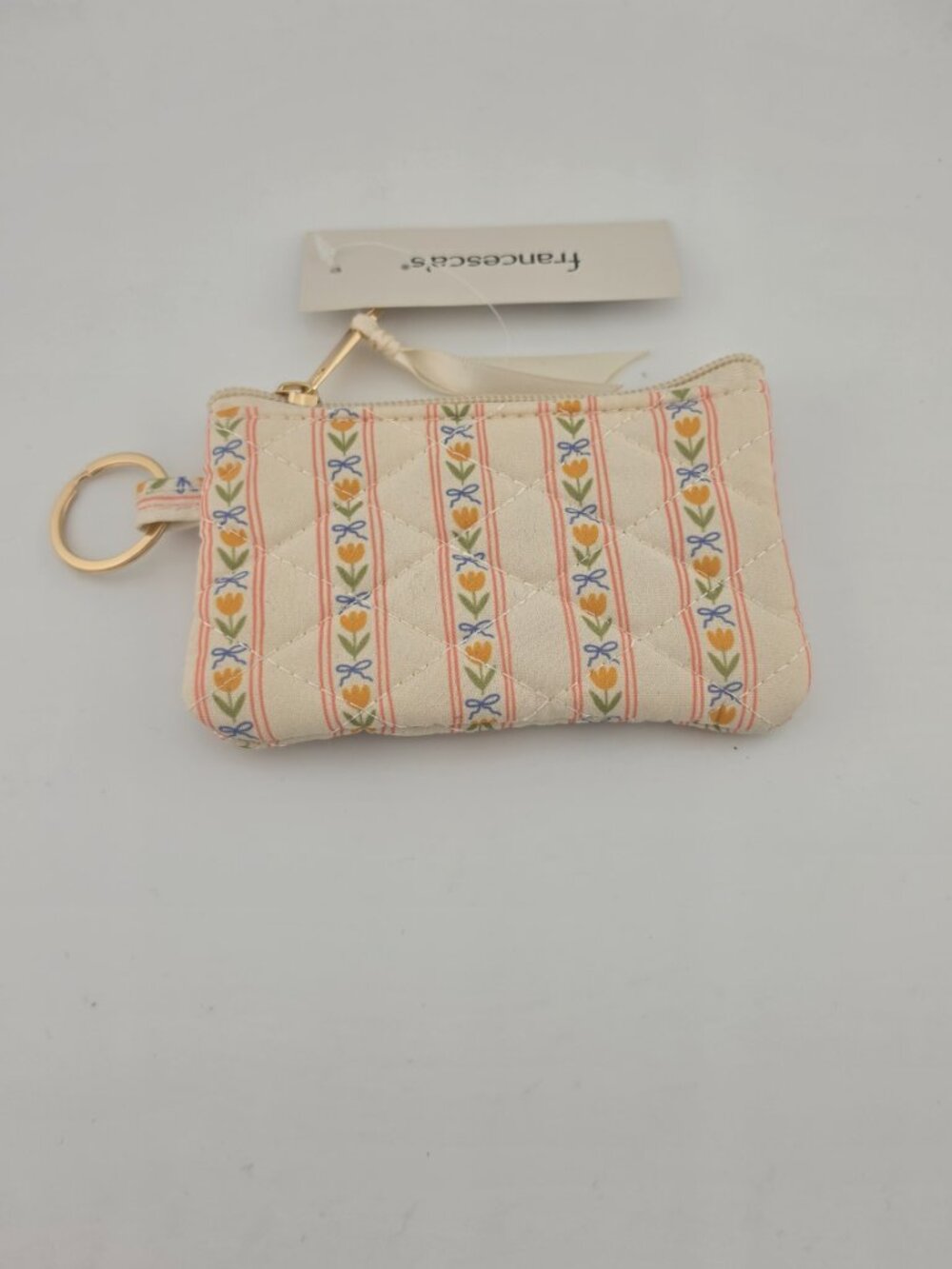 Francesca's Peach Flower bow Design Card Holder - Picture 7 of 8
